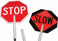 Stop/Slow Paddles